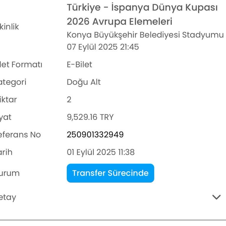 Satın Aldığım Maç Bileti Teslim Edilmedi, Mağduriyetim Giderilmiyor
