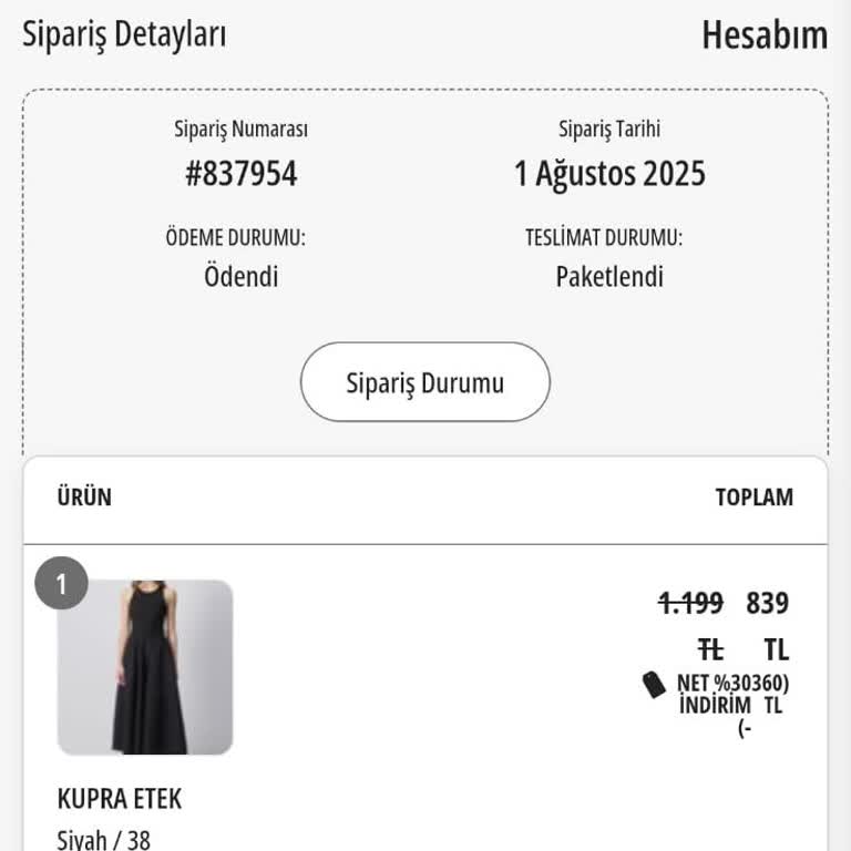 İade Ücretimin Yatırılmaması Ve İletişim Eksikliği