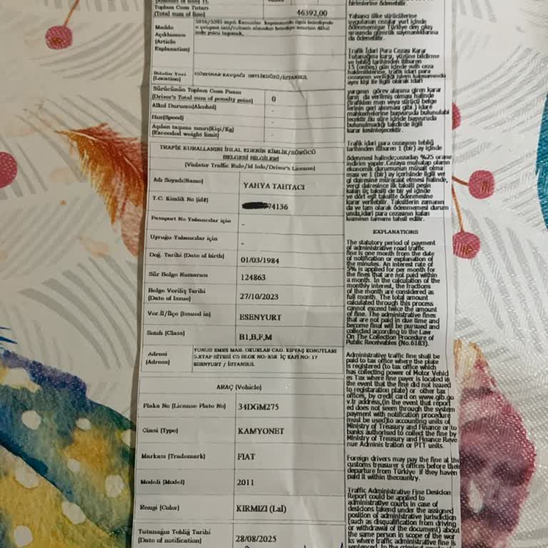 Geçim Kaynağım Olan Aracım Bağlandı, Mağdurum