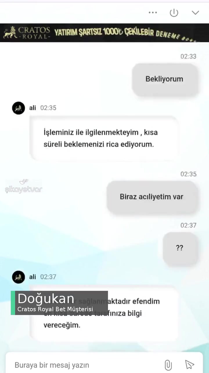 Cratos Royal Bet Hüsranı! videonun kapak resmi