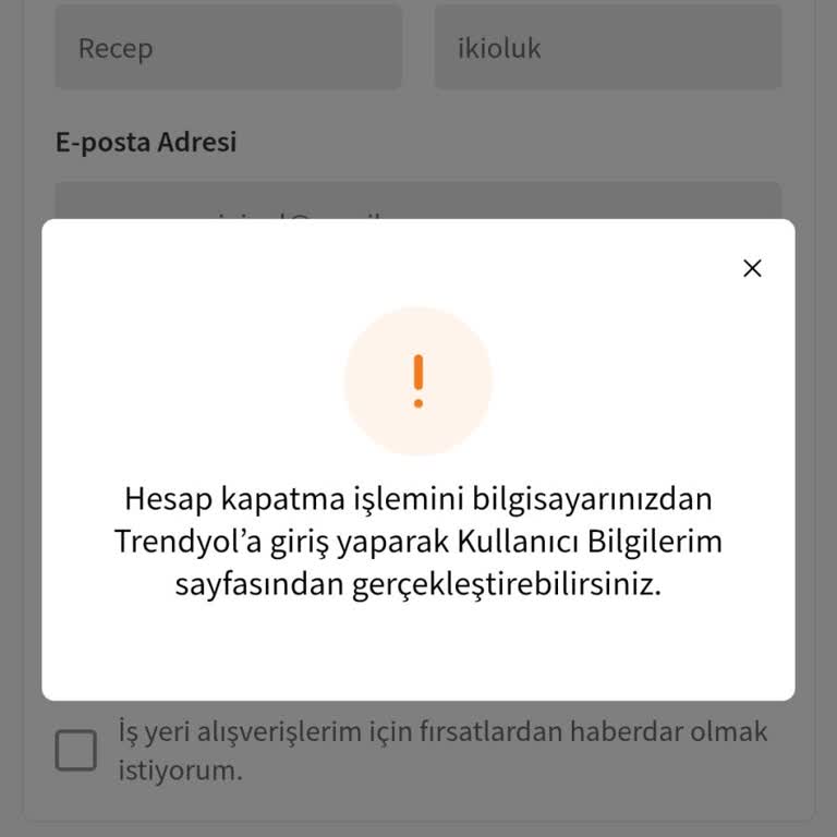 Mobil Uygulamada Hesap Kapatma Seçeneğinin Kaldırılması Mağduriyet Yaratıyor