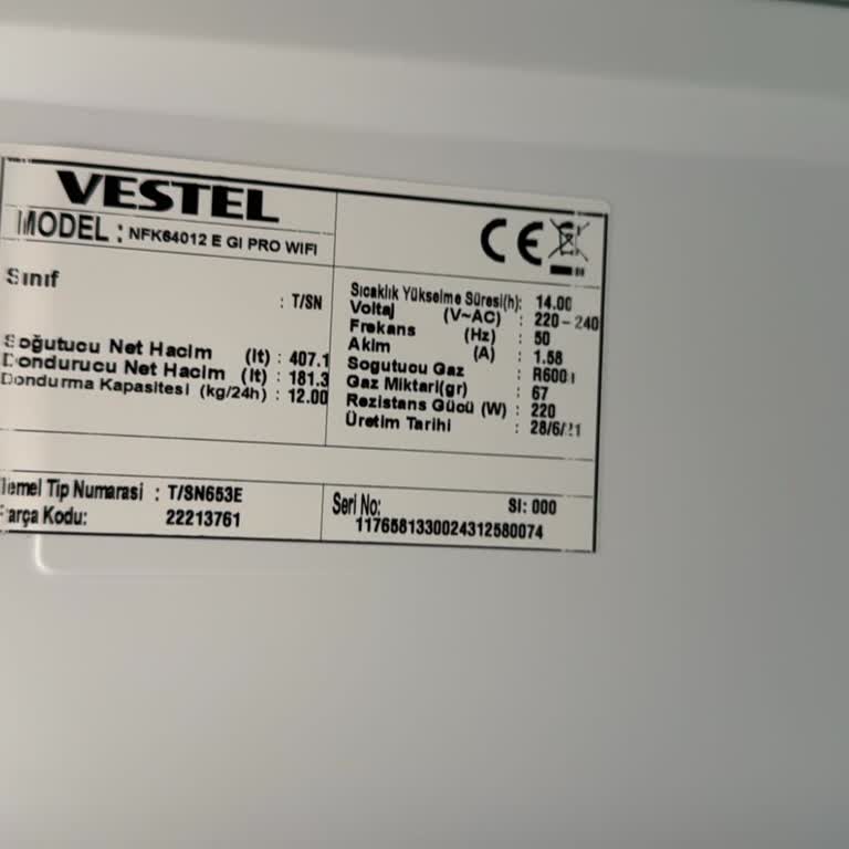 Vestel Buzdolabı Arızası Ve Yedek Parça Mağduriyeti
