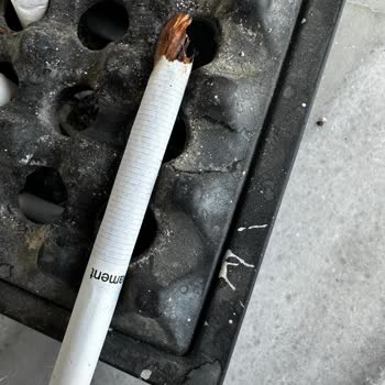 Parliament Cigarettes Contained Large Wood Piece in My Night Blue Pack