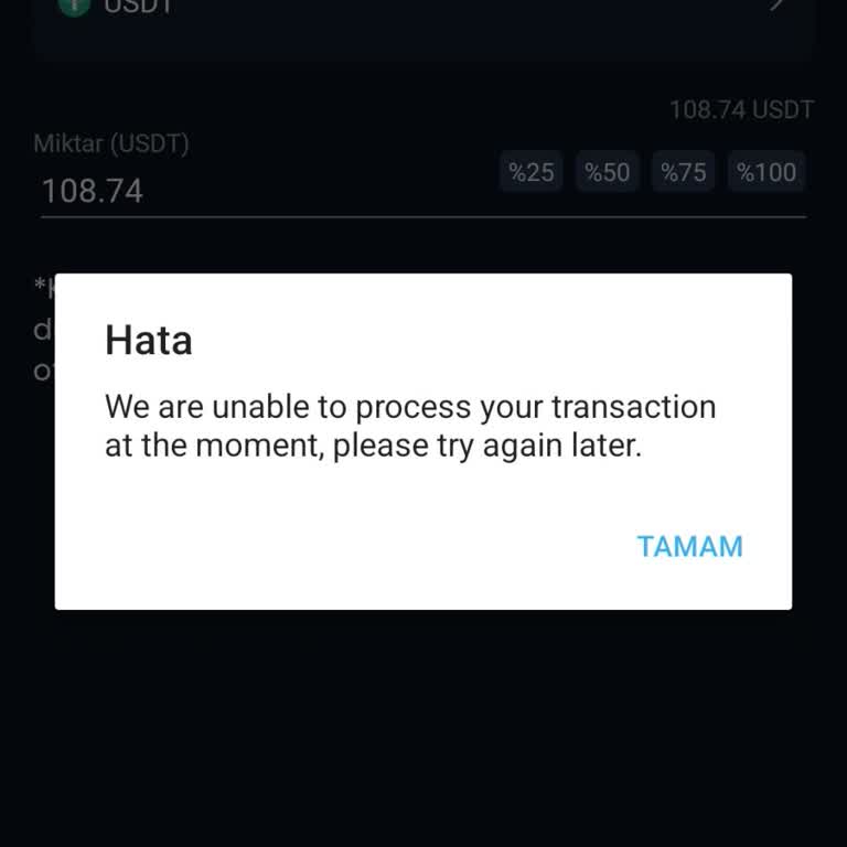 Bitexen Globalde USDT Transferi Gerçekleşmiyor Müşteri Hizmetlerinden Dönüş Alamadım