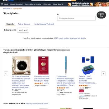 Amazon Hesabımda Son Siparişlerime Erişemiyor Müşteri Hizmetlerinden Yanıt Alamıyorum
