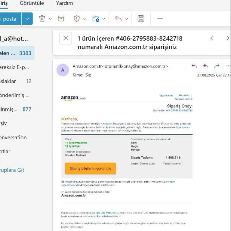 Amazon Hesabımda Son Siparişlerime Erişemiyor Müşteri Hizmetlerinden Yanıt Alamıyorum