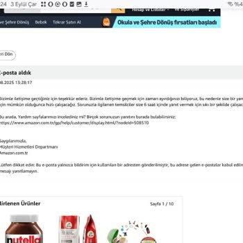 Amazon Hesabımda Son Siparişlerime Erişemiyor Müşteri Hizmetlerinden Yanıt Alamıyorum