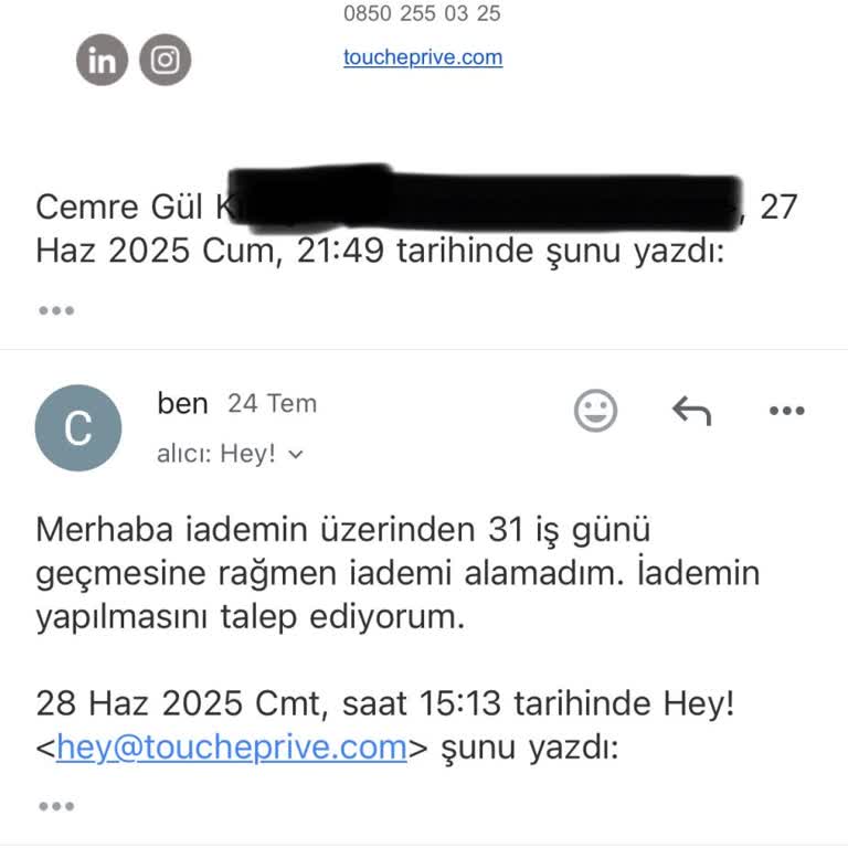 Ücret İadesi Ve Eksik Ürün Sorunu 3 Aydır Çözülemiyor