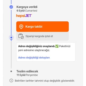 Hepsijet Teslimatında Yaşanan Gecikme Ve Yetersiz Bilgilendirme