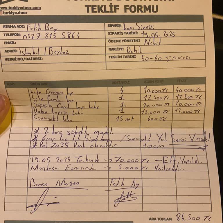 Kapı Siparişi 3 Ay Gecikti, Teslimat Ve Montaj Yapılmıyor!