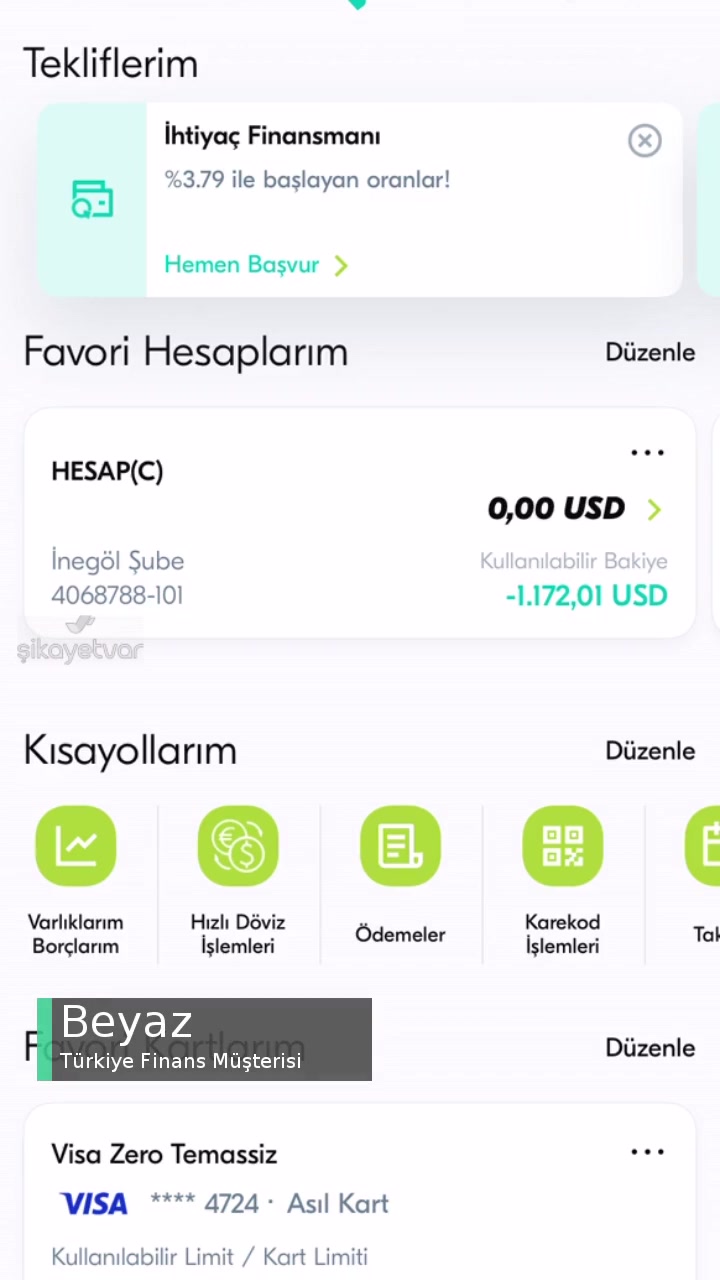 Türkiye Finans Benden Onay Almadan Hesaplarımı Karıştırıyor! videonun kapak resmi