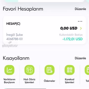 Türkiye Finans Benden Onay Almadan Hesaplarımı Karıştırıyor!