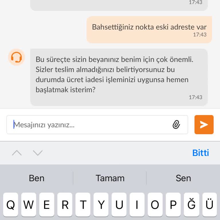 Yanlış Teslimat Ve İletişim Sorunu Nedeniyle Mağduriyet Yaşadım