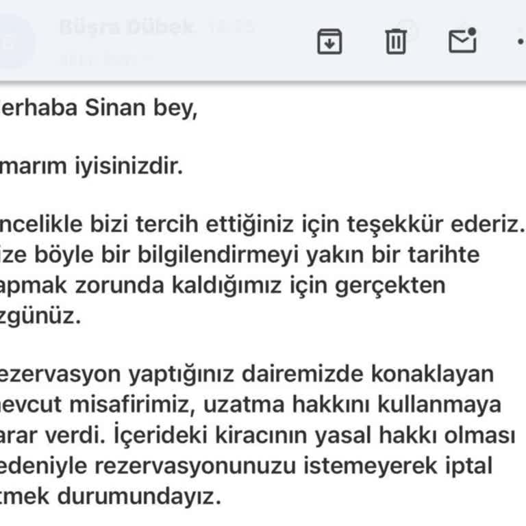 Rezervasyonum Son Anda İptal Edildi, Mağdur Edildim Ve İadem Yapılmadı