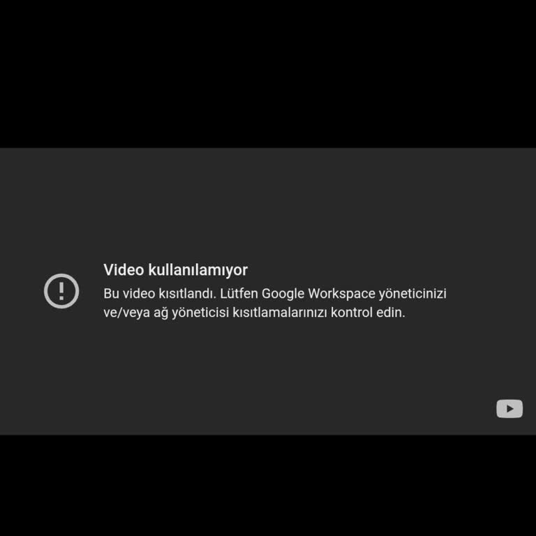 Youtube Uygulamasında Kısıtlı Mod Kapatılamıyor Ve Videolara Erişemiyorum