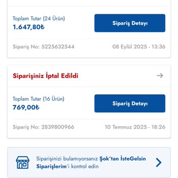 Siparişin Zamanında Teslim Edilmemesi Ve Yetersiz Müşteri Hizmetleri Nedeniyle Hayal Kırıklığı