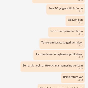 10 Yıl Garantili Üründe Trendyol Mağduriyetimi Çözmüyor