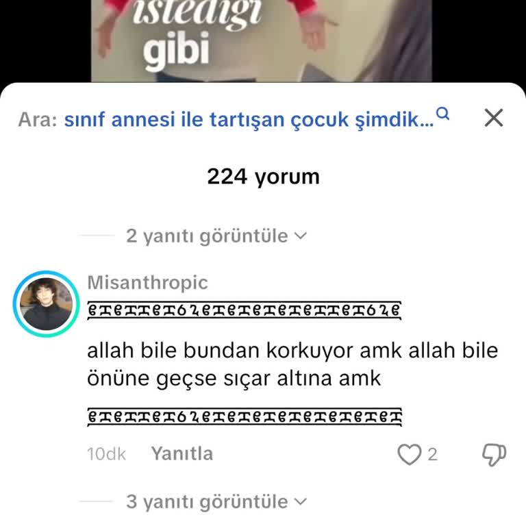 TikTok'ta Dini Değerlere Ve Aileye Yönelik Hakaret İçerikli Videoların Kaldırılmaması