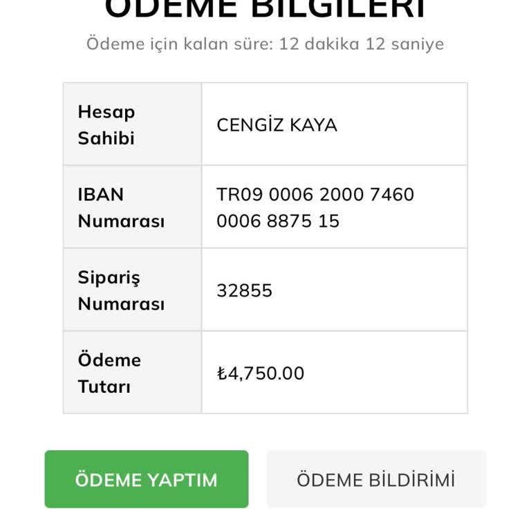 Yüksek Tutarlı Ödememe Rağmen Siparişim İptal Edildi, Para İadesi Yapılmadı