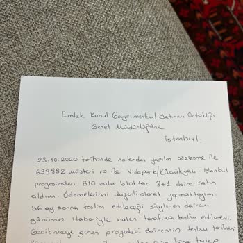 Beş Yıldır Teslim Edilmeyen Daire Ve Eksik Kira Ödemeleri Nedeniyle Mağduriyet