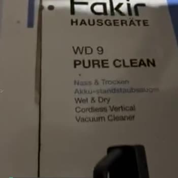 Fakir Wd9 Pure Clean Islak Kuru Dikey Şarjlı Süpürge Şarj Sorunu!