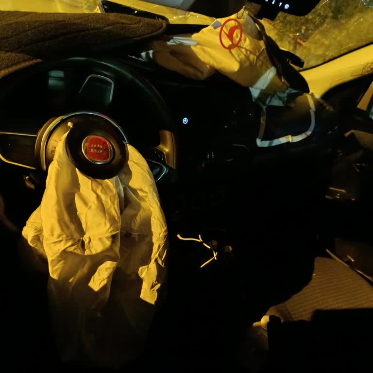 Bozuk Yol Yüzünden Kaza Ve Maddi Zarar