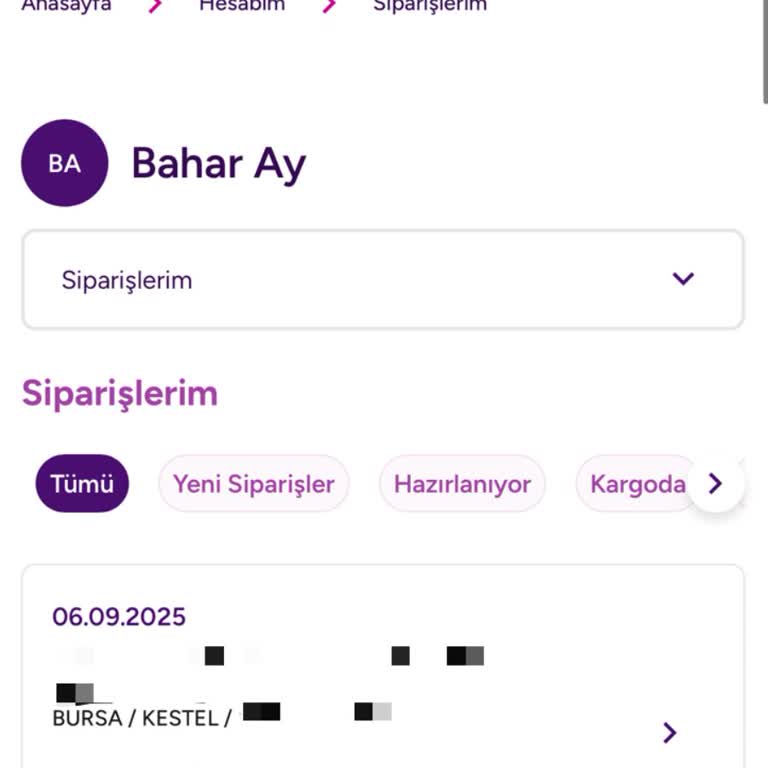 Siparişimin Kargoya Verilmemesi Ve Sürekli Yaşanan Gecikmeler