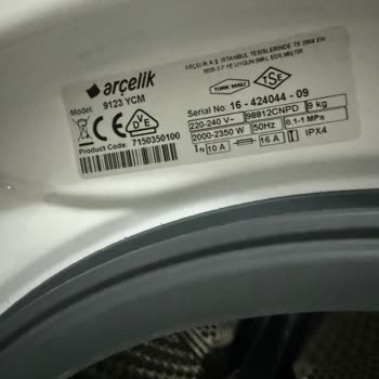 Çamaşır Makinesinde Yangın Riski Ve Yüksek Onarım Ücreti Nedeniyle Mağduriyet