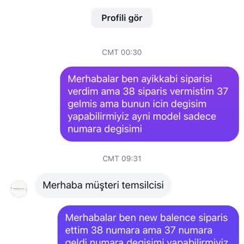 Yanlış Numara Ayakkabı Gönderildi Çözüm Sunulmuyor