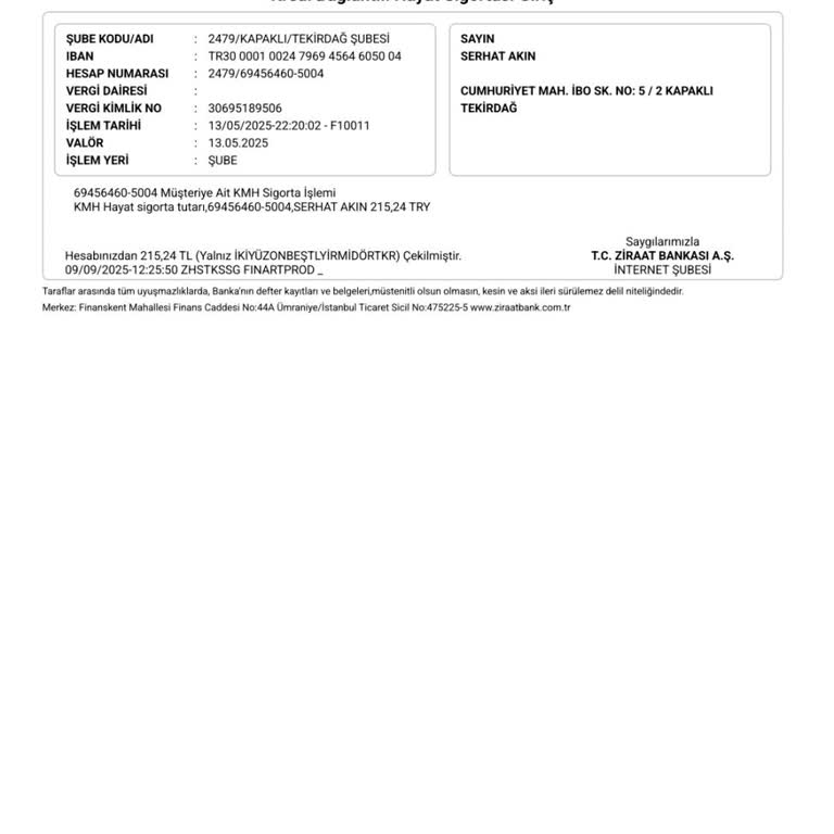 Bilgim Dışında Hesabımdan Para Çekilmesi Ve Yetersiz Müşteri Hizmeti