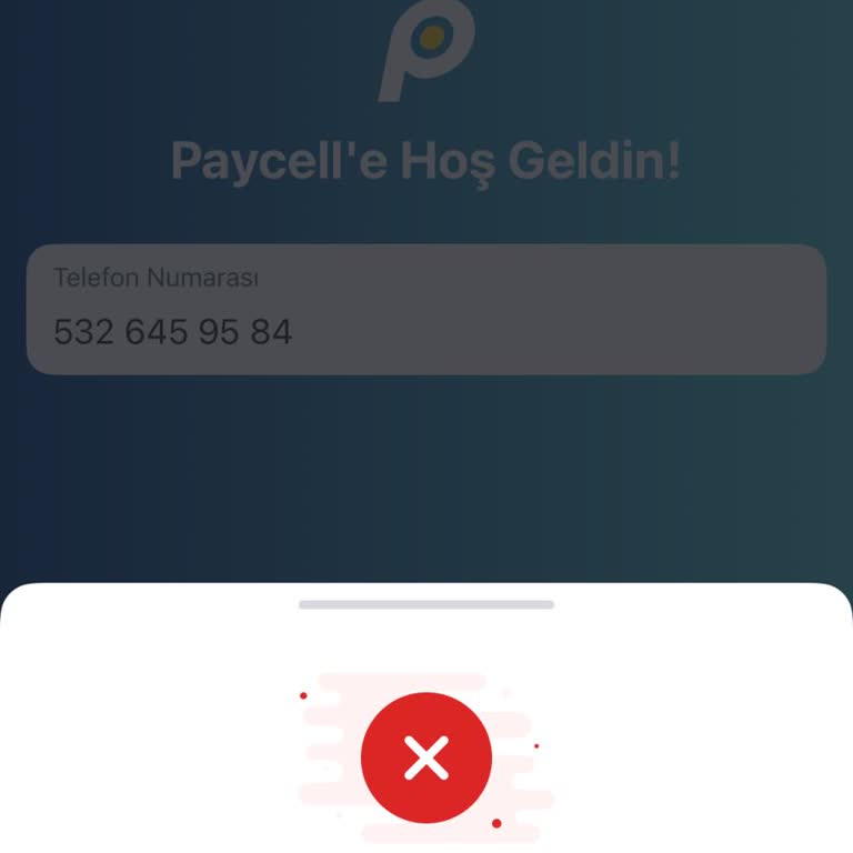 Paycell Uygulamasında Kayıt Olamıyorum İşleminiz Gerçekleşmiyor Hatası Alıyorum