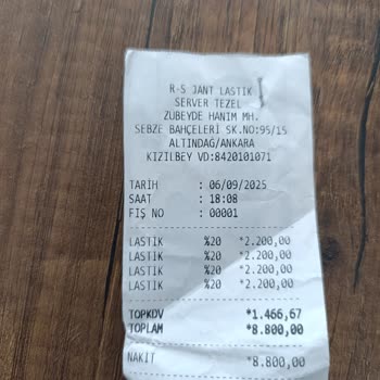 Satın Aldığım Lastiklerin Üretim Yılı Yanlış Ve Müşteri Hizmetleri İlgisiz Davrandı