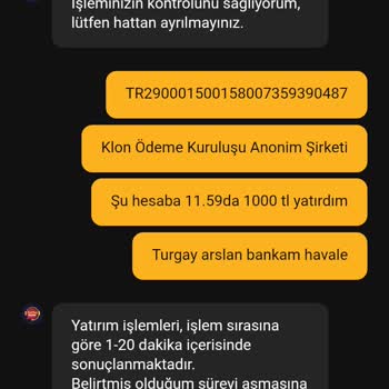 Yanlış IBAN Nedeniyle Para Yatırma Sorunu Ve Müşteri Hizmetleri Yetersizliği