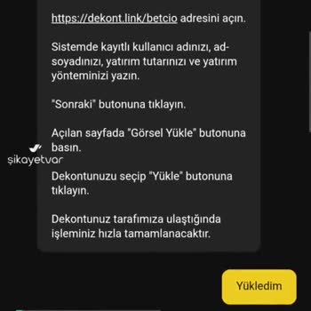 Betcio Para Yatırdım, Param Hesaba Düşmedi!