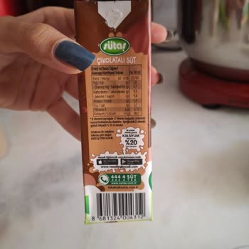 Sütaş Çikolatalı Sütte Jelimsi Parçalarla Karşılaştım