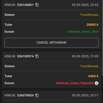 Para Çekme Talebim Reddedildi Ve Hesabım Engellendi