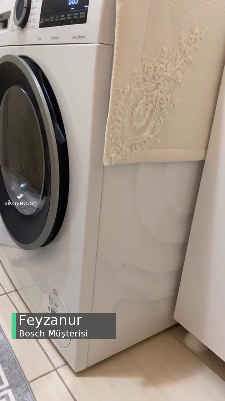 Bosch Çamaşır Makinesi Çürüme Ve Tangur Sesleri Gelmesi videonun kapak resmi