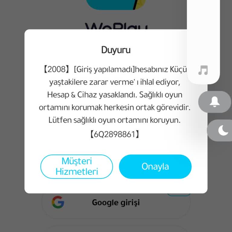 Sebepsiz Hesap Banı Ve Yetersiz Destek