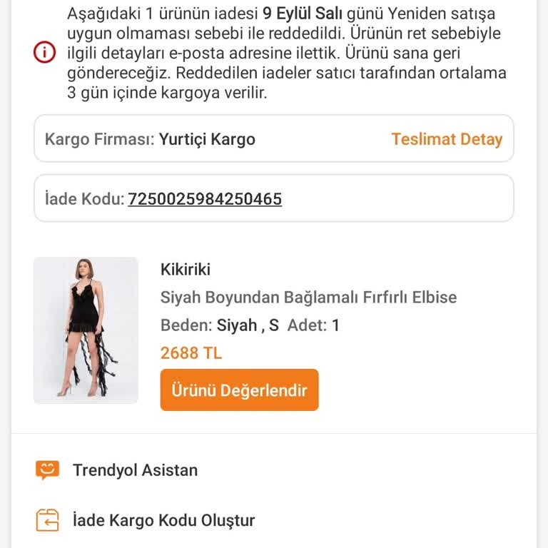 Kullanılmayan Elbiseye Haksız İade Reddi Ve Trendyol’un Yetersiz Çözümü