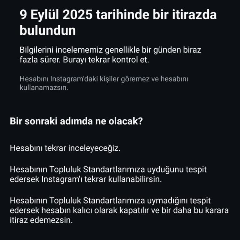 Instagram Hesabım Aniden Askıya Alındı Ve Mağduriyetim Giderilmiyor