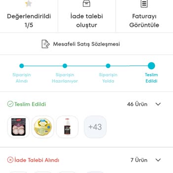 A101 Kapıda Siparişimde Eksik Ürünler Ve İade Sorunları Yaşadım