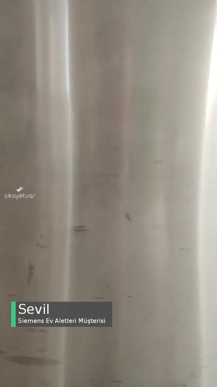 Siemens Buzdolabı Kapağında Paslanma Lekeleri Var, Ücretsiz Değişim Talep Ediyorum! videonun kapak resmi