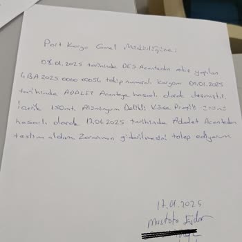 Kargo İadesi Ve Tanzim Sürecinde Uzayan Mağduriyet