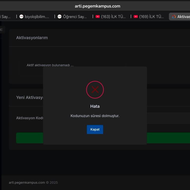 Satın Aldığım Kitabın Aktivasyon Kodu Geçersiz Çıktı, Mağduriyetimin Giderilmesini İstiyorum