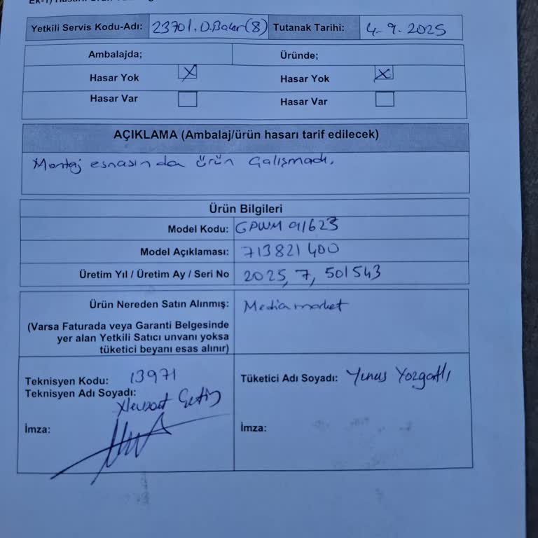 Arızalı Çamaşır Makinesi Değişim Sürecinde Bilgilendirme Eksikliği Ve Mağduriyet