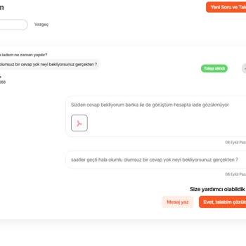 İade Edilen Param Banka Hesabıma Geçmedi Mağduriyet Yaşıyorum