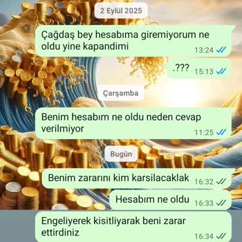 Yatırım Hesabımda Kısıtlama Ve Maddi Kayıp Yaşadım
