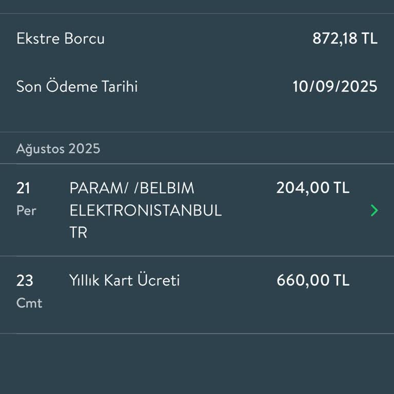 Haksız Yıllık Kart Aidatı Kesintisi Ve İade Talebim Dikkate Alınmıyor