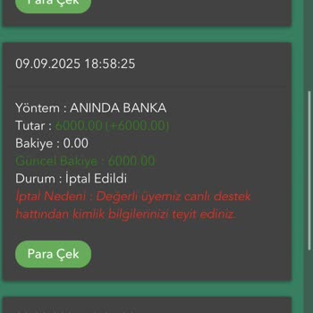 FreeSpin Kazancım Haksız Gerekçeyle Ödenmedi
