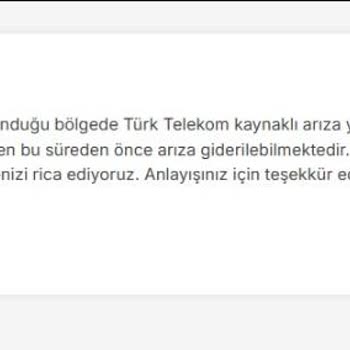 Uzun Süreli İnternet Kesintisi Ve Yetersiz Destek Nedeniyle Mağduriyet